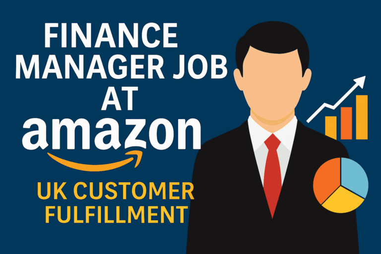 Finance Manager Job at Amazon UK
